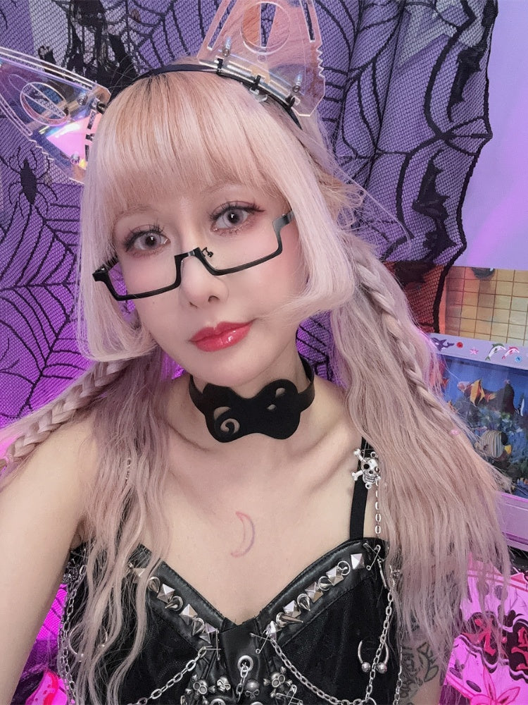 Cyberpunk Kitty Ears Design Laser KC