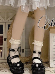 Toe Colorita Retro Soft Shoes Meowko Girl Round