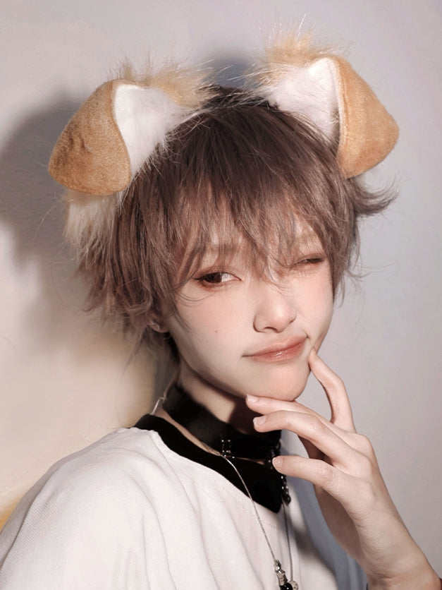 Brown Ouji Short Wig