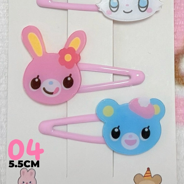 4 Options Animal Kawaii Hairclips