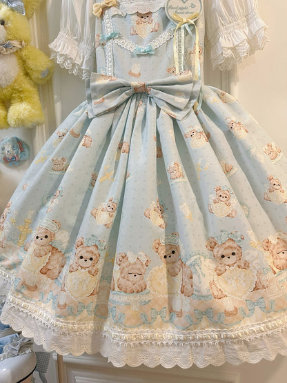 Mint Green Teddy Sweet Lolita Dress