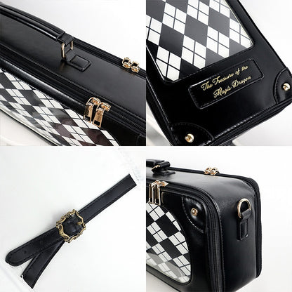 Crossbody – as Scale 1/4 BJD Bag Black Wear Doll