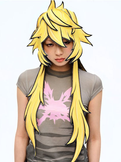 Purple/Yellow Cartoon Hat