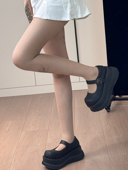 Nude Bowknot Tights Bittersweet Print