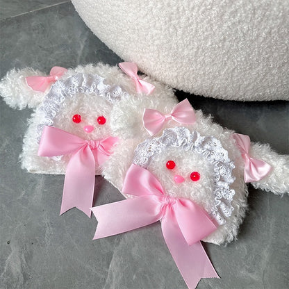 Red/Pink Lolita Bowknot  Bunny Leg Warmers