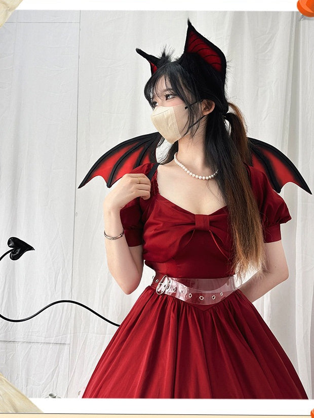 Bat Wings Halloween BlackRed/Gray/Purple/Blue