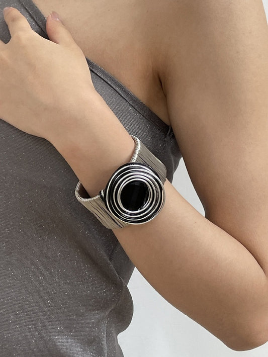Cuff Black/Silver Bittersweet Y2K