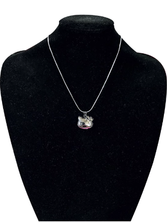 Y2K Kitty Charm Photo Necklace