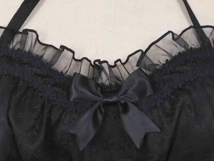 Sweetheart Piece Kuro Neckline One Black Dress Slip