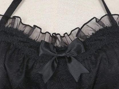 Sweetheart Piece Kuro Neckline One Black Dress Slip