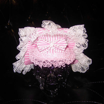 Headpiece Rabbit Two-colored Striped Punk Ear Lolita