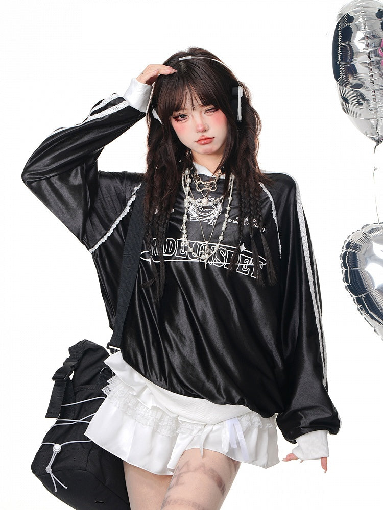 Skirt Tiered White Bowknot Detail