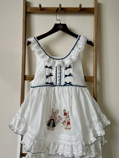 Bunny White Sweet Lolita Apron