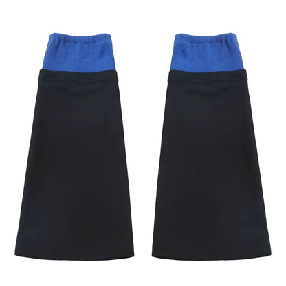 and Black Leg Warmers Blue Dark