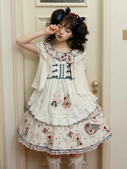 Bunny White Sweet Lolita Apron