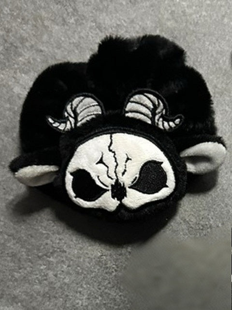 Scrunchie and Reaper Gothic White Grim Black