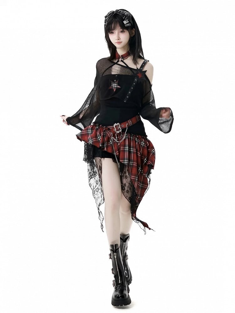 Details Black Star Stud Glamorous Shorts