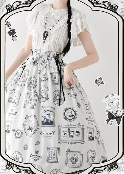 Cinnamoroll Picture Frame Lolita Skirt