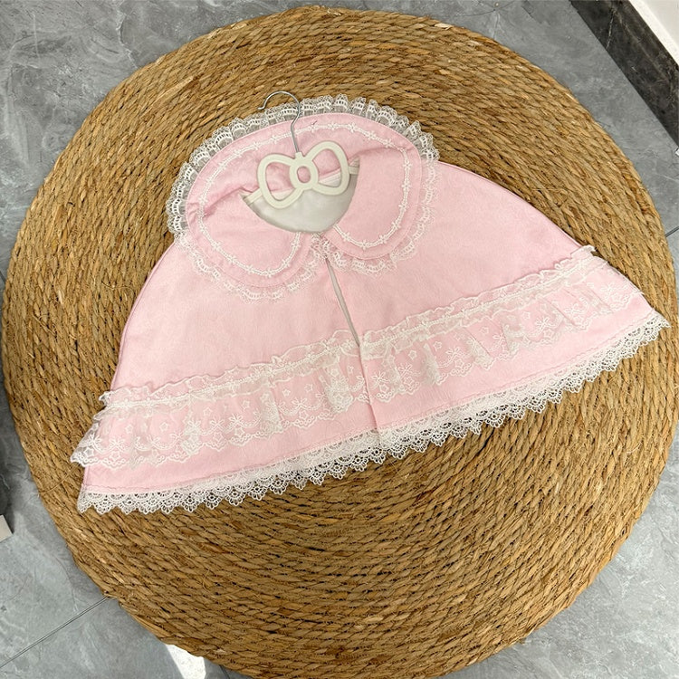 Peter Pink Pan Apricot Black Blue / Collar Cape Red