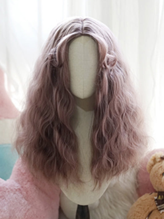 Light Purple Long Wavy Wig