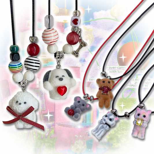 Y2K Cute Animal Drawstring Necklace