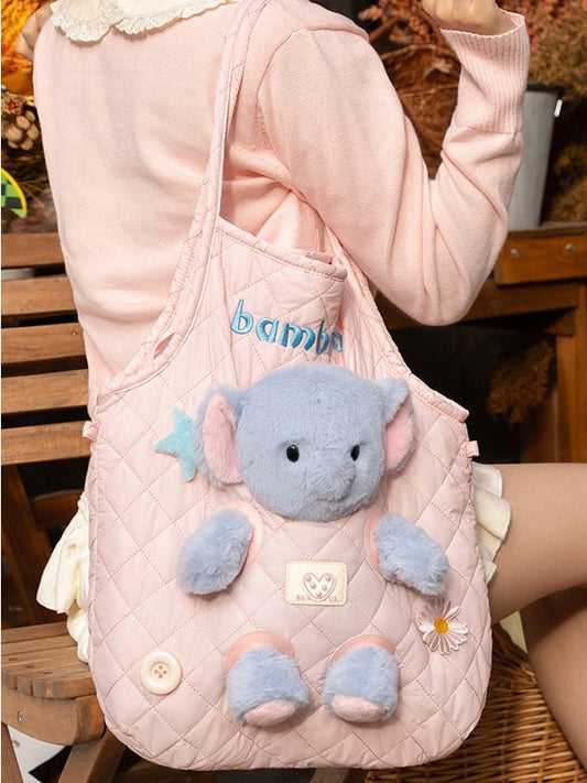 Pink Crossbody Design Bag Cut-out