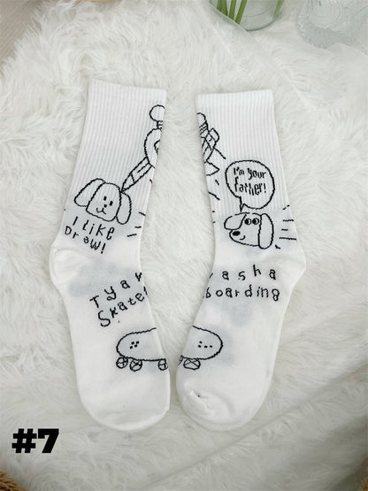 Chaussettes blanches Sweet Lolita