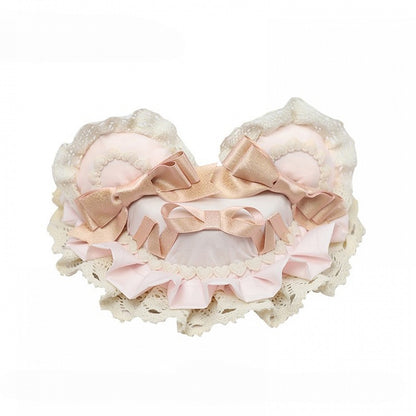 Accents and Trimmings Bow Lolita Ear Mini – with Color Sweet Hat Lace Bear Options 3
