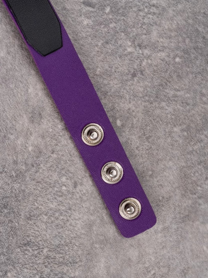 Kette Lila Und Gothic Choker Anhänger Herz Kreuz