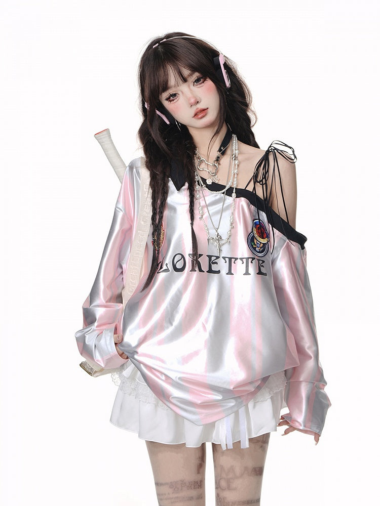 Skirt Tiered White Bowknot Detail