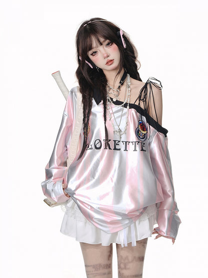 Skirt Tiered White Bowknot Detail