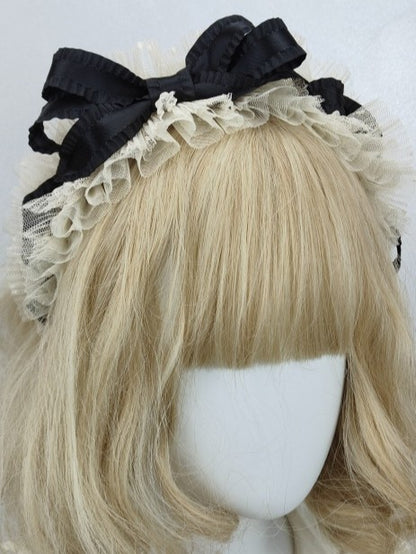 Ruffle Options Lace Hairband Bow 6