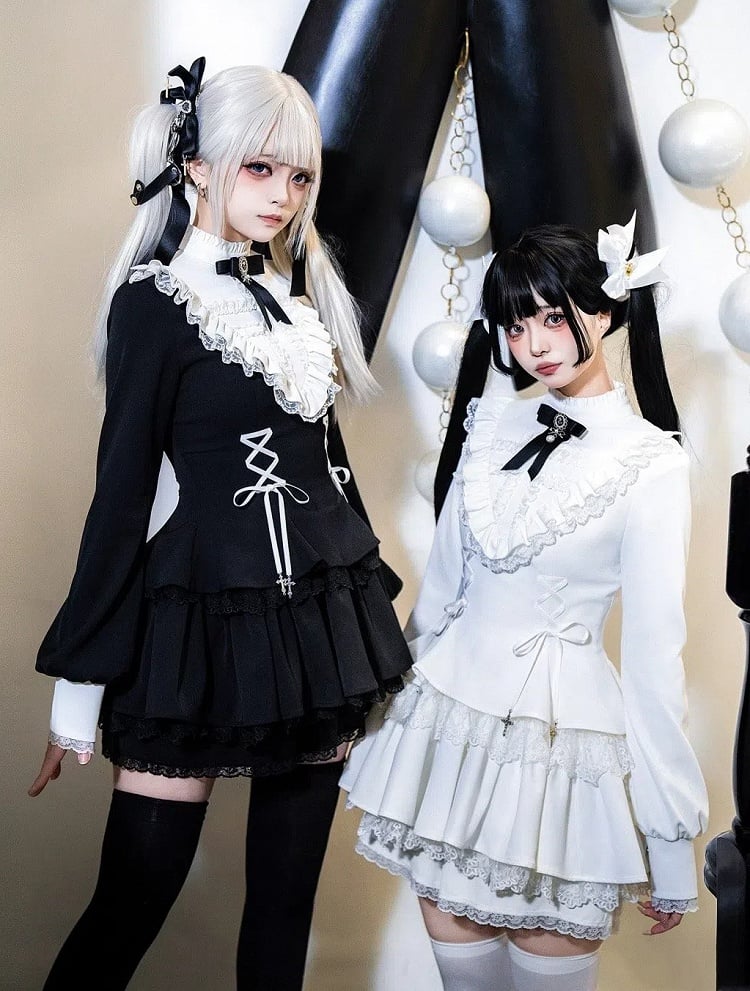 Bowknot Black Brooch