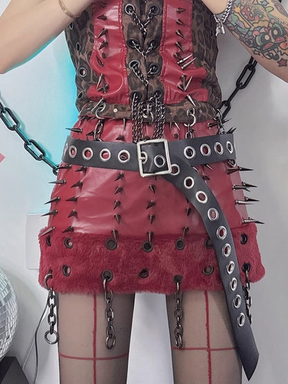 Belt Buckle Black PU