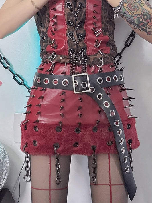 Belt Buckle Black PU