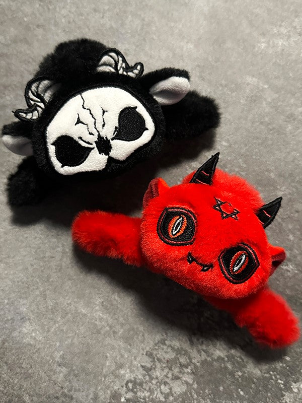 Devil Plush Red Hairclip Gothic
