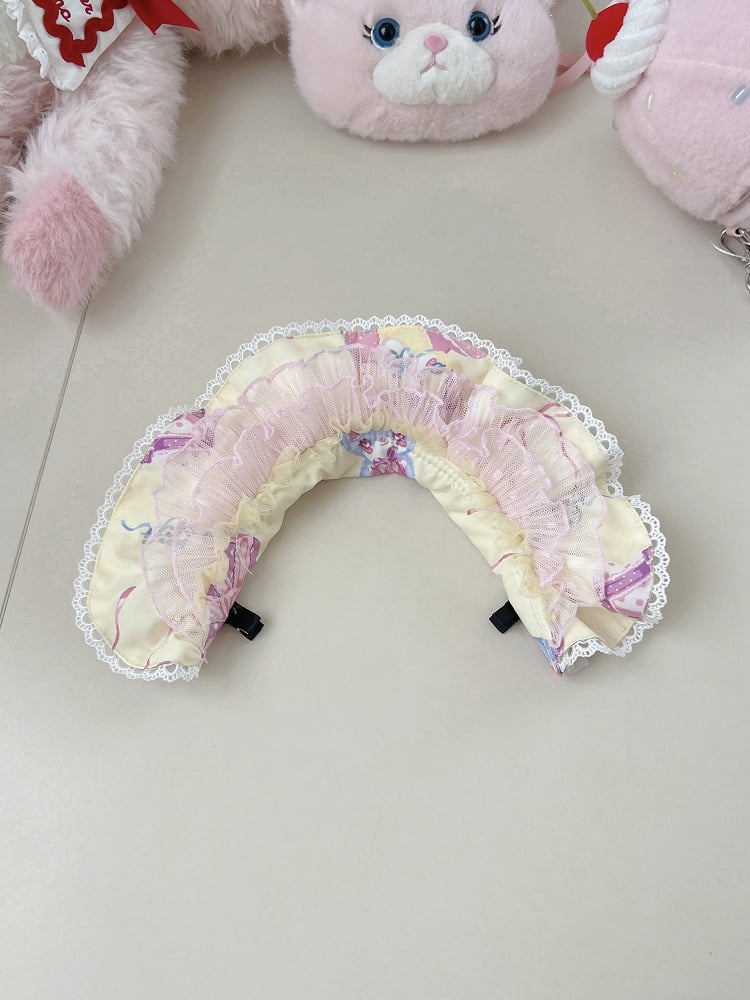 Yellow Pink Bonnet /