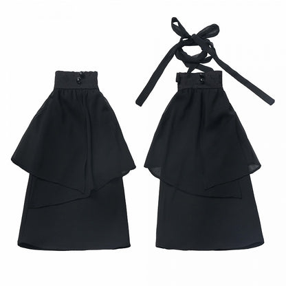Jambières noires avec tulle