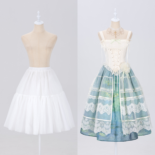 Three White Petticoat 60cm A-line Layers