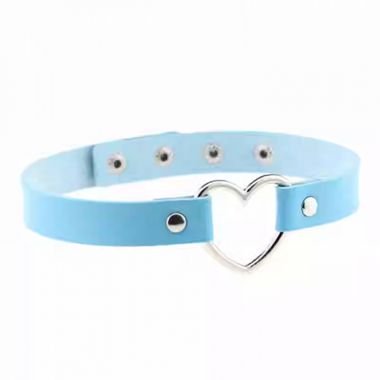 Heart Ring PU Choker