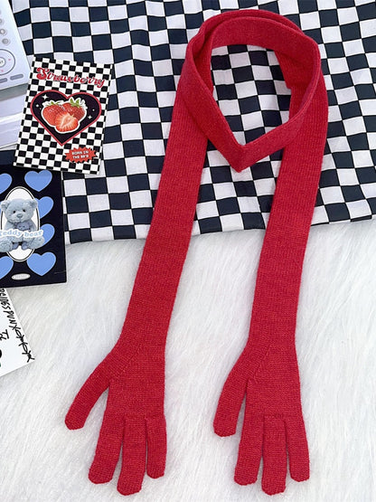 Y2K Hand-shaped Scarf