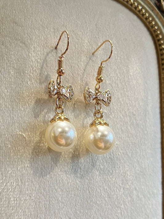 Artificial Pearl Earrings