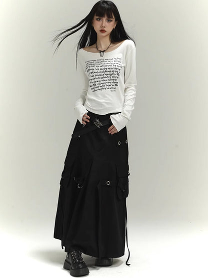 105CM Black PU Waist Belt