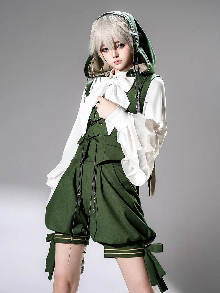 Ouji Shorts Knickerbockers Prince Lolita Green