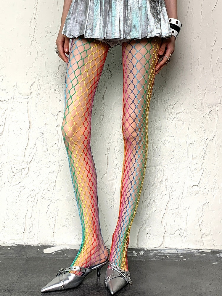 Regular Tights Fishnet Colorful Y2K Version