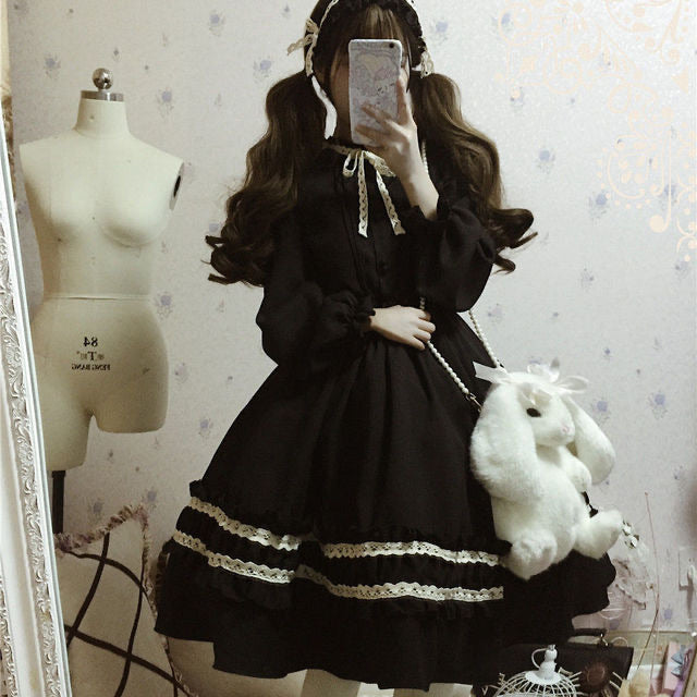 Robe noire Dark Academia