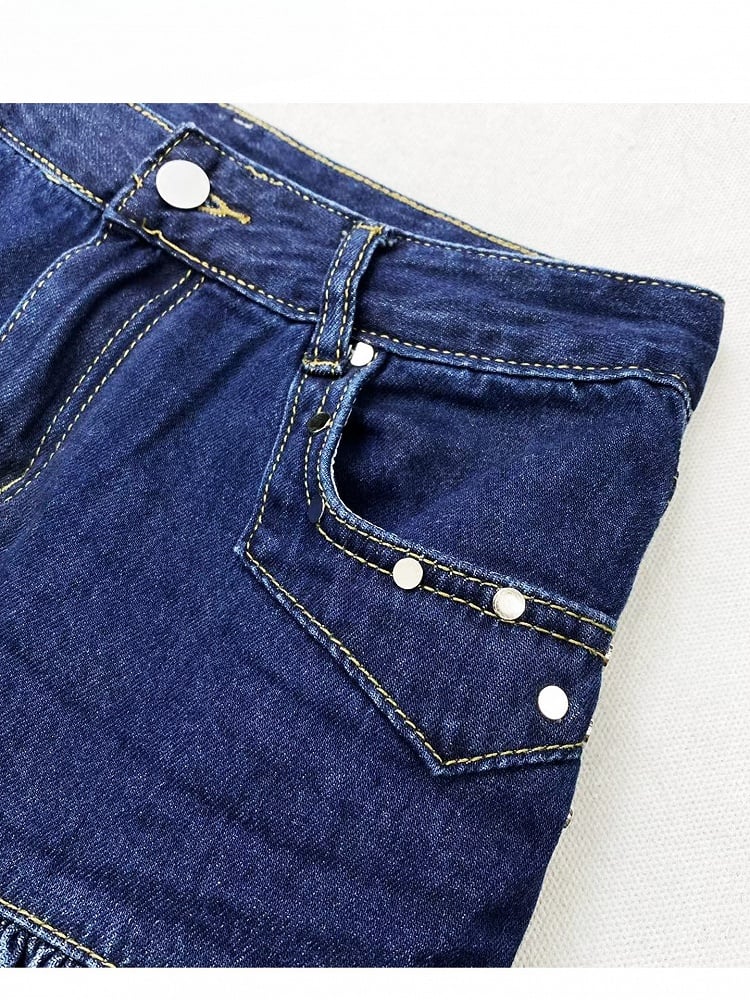 Denim Skirt Y2K Blue