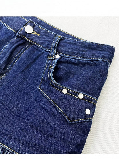 Denim Skirt Y2K Blue