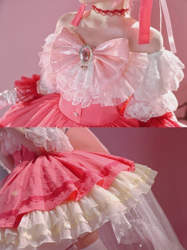 Puella Magi Madoka Magica Kaname Madoka Lolita-Style Cosplay Costume