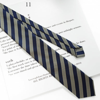 Krawatte JK Gestreift 17 Hals Muster Optionen Uniform